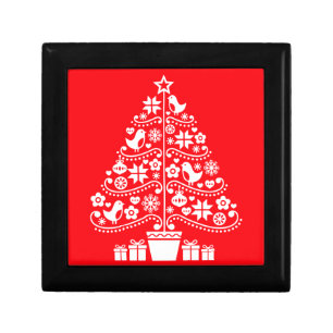 Scandinavian Traditional Christmas Decorations Gift Box