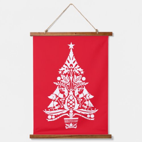 Scandinavian Traditional Christmas Decorations Hanging Tapestry