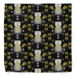 Scandinavian Viking Norsemen Home Decor Bandana