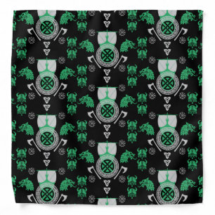 Scandinavian Viking Norsemen Home Decor Bandana