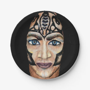 Scandinavian viking paper plates