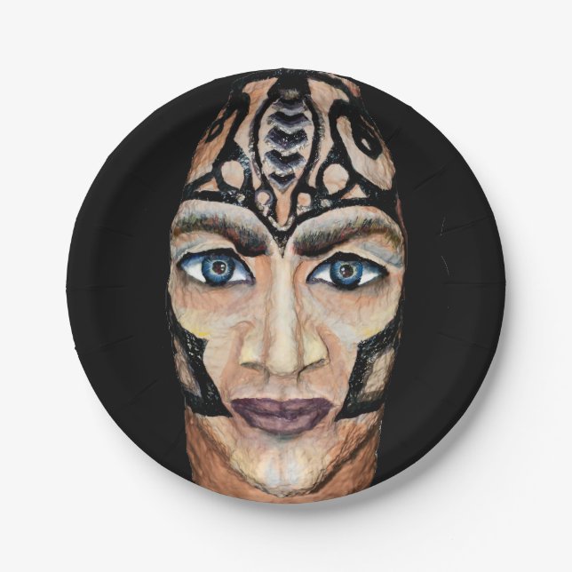 Scandinavian viking paper plates (Front)