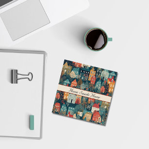 Scandinavian Village Illustration Home Swede Home