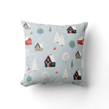 Scandinavian Village Winter Personalized Decor