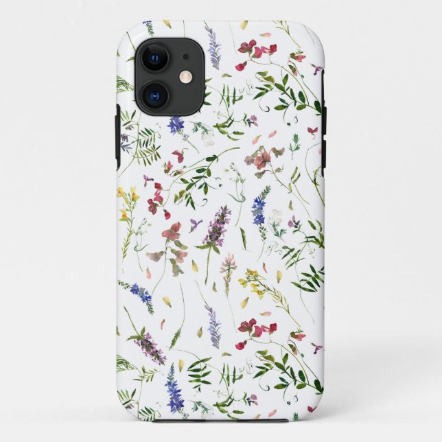 Scandinavian Wildflowers Meadow Case-Mate iPhone Case (Back)