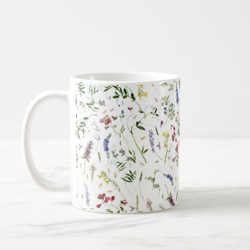 Scandinavian Wildflowers Meadow Coffee Mug