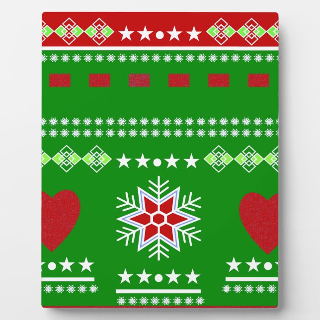 Scandinavian Winter Scene Plaque (Front)