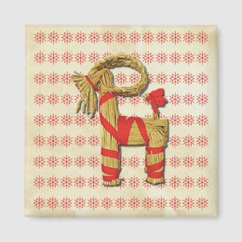 Scandinavian Yule Goat Magnet