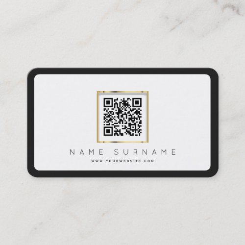 Scannable QR code professional or personal Business Card