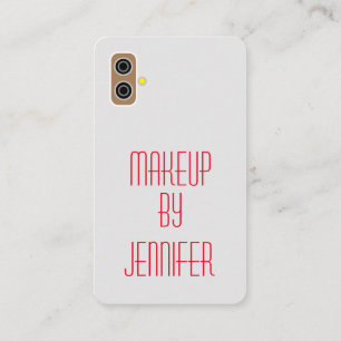 Scannable Social Media Photo Grid Modern QR code Business Card