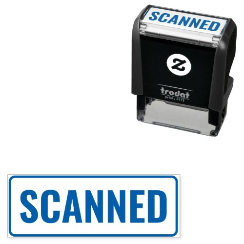 Scanned Business Office Self_inking Stamp