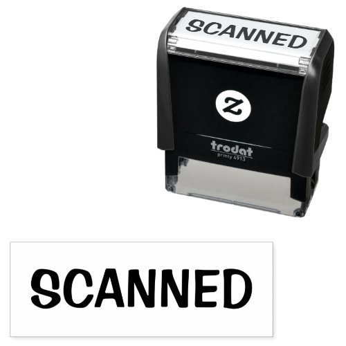 SCANNED Business Self_inking Stamp