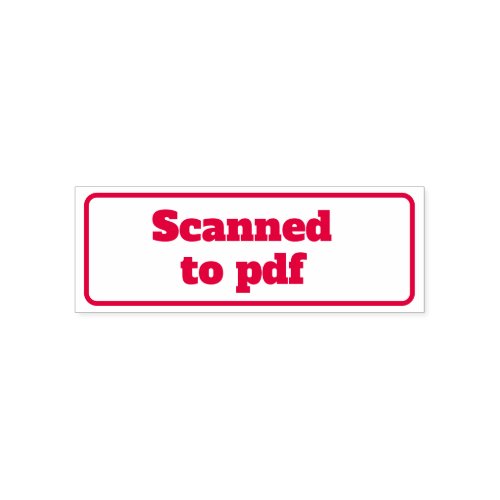 Scanned to pdf Business Office Stamp