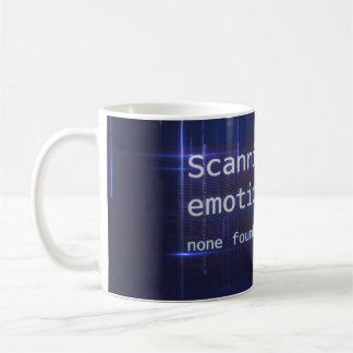 Scanning Emotions None Found Funny AI Glitch Mug