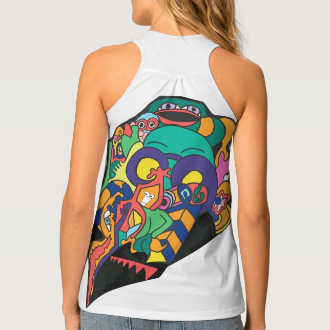 Scar Face Tank Top (Back)