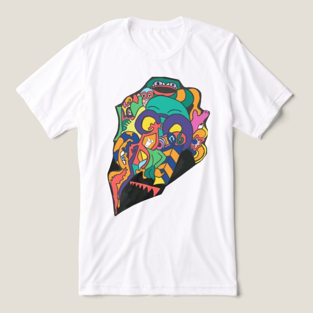 Scar Face Tri-Blend Shirt (Design Front)