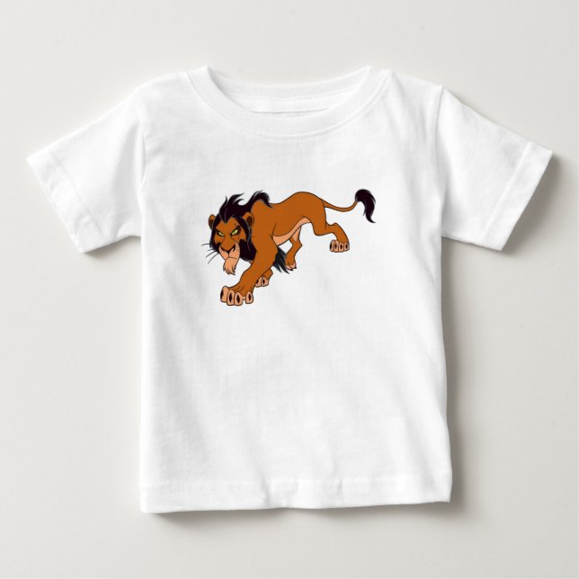 Scar Prowling Disney Baby T-Shirt (Front)