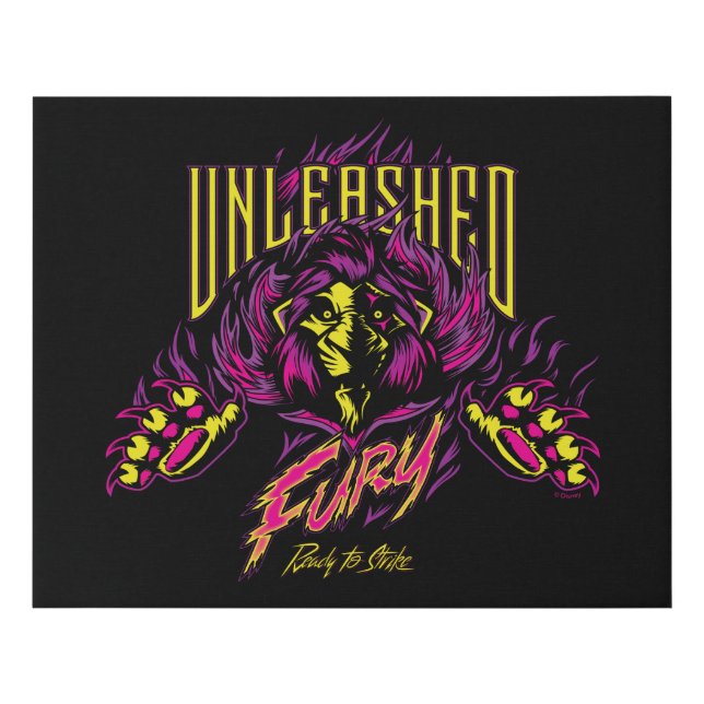 Scar | Unleashed Fury | Ready to Strike Faux Canvas Print (Front)