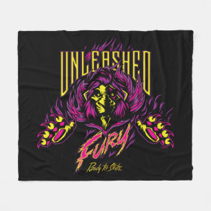 Scar Unleashed Fury Ready to Strike Fleece Blanket