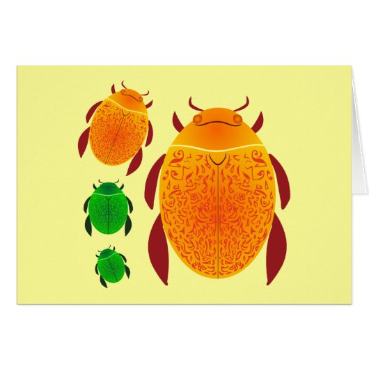 Scarab Beetle Cards (Front Horizontal)
