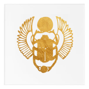 Scarab Egypt. Egyptian Winged Scarab Beetle. Acrylic Print