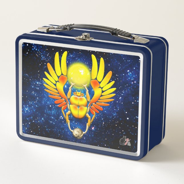 Scarab Metal Lunchbox (Front)