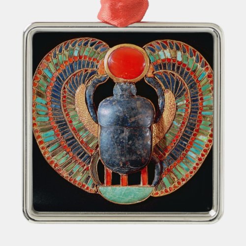 Scarab pectoral from the tomb of Tutankhamun Metal Ornament