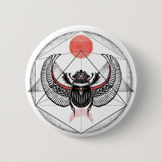 Scarab Pinback Button