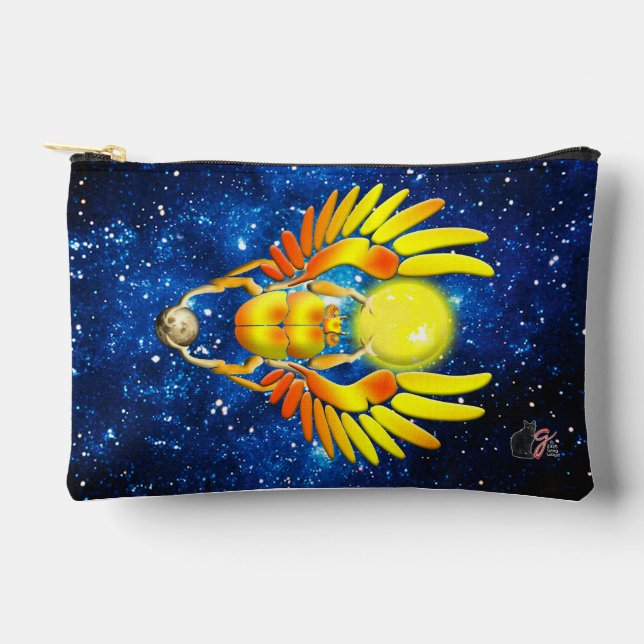 Scarab Small Accessory Pouch (Front)