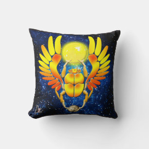 Scarab Throw Pillow