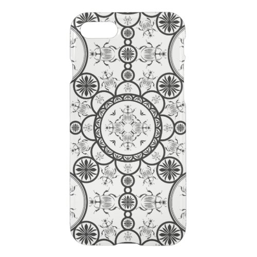 Scarab tile line pattern iPhone SE87 case