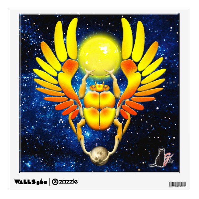 Scarab Wall Decal (Front)
