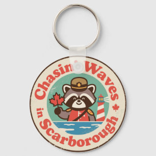 Scarborough Chasin’ Waves Art Keychain