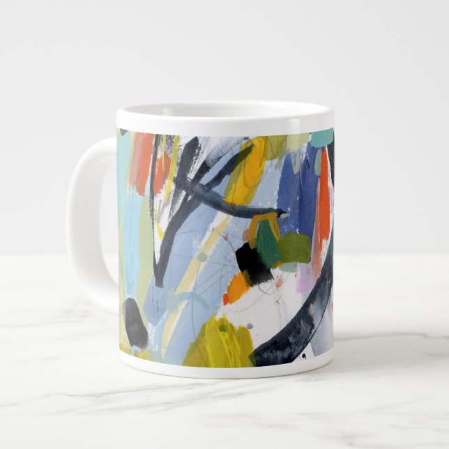 Scarborough Fair - Abstract Giant Coffee Mug (Front Left)