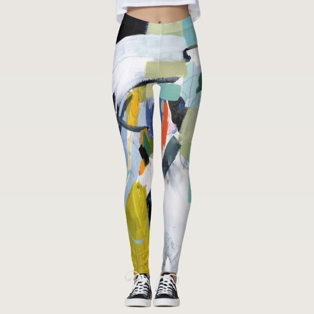 Scarborough Fair - Abstract Leggings (Front)