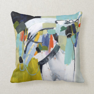 Scarborough Fair - Abstract Throw Pillow