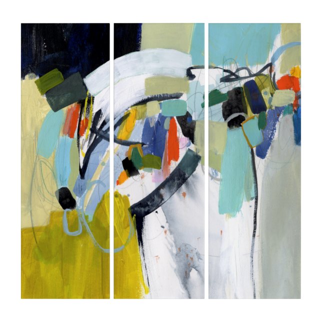 Scarborough Fair - Abstract Triptych (Front)