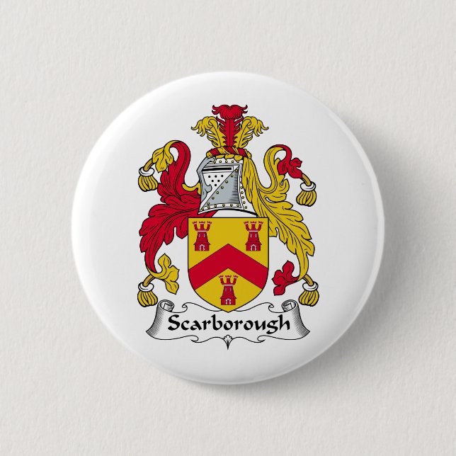 Scarborough Family Crest Button (Front)