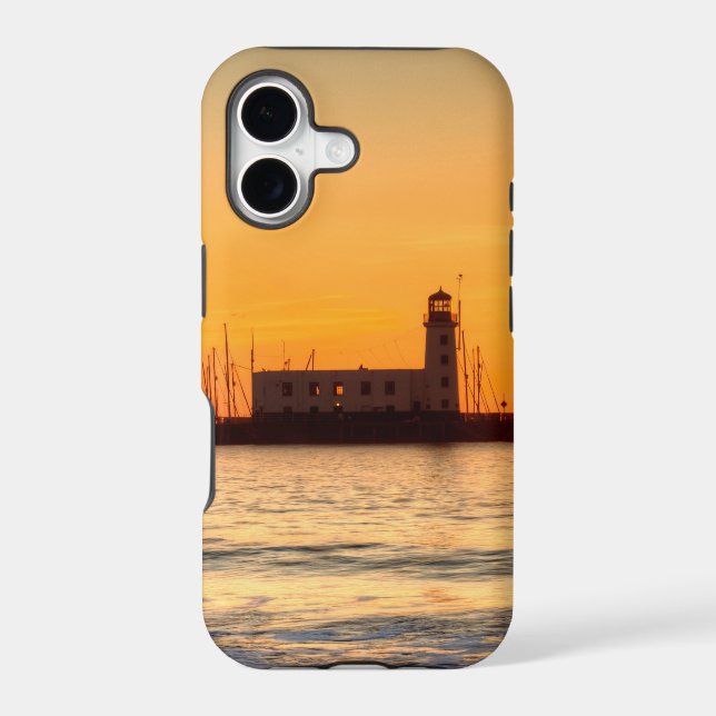 Scarborough Lighthouse Iphone Case (Back)