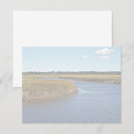 Scarborough Marsh (saltwater) Maine (Front/Back)