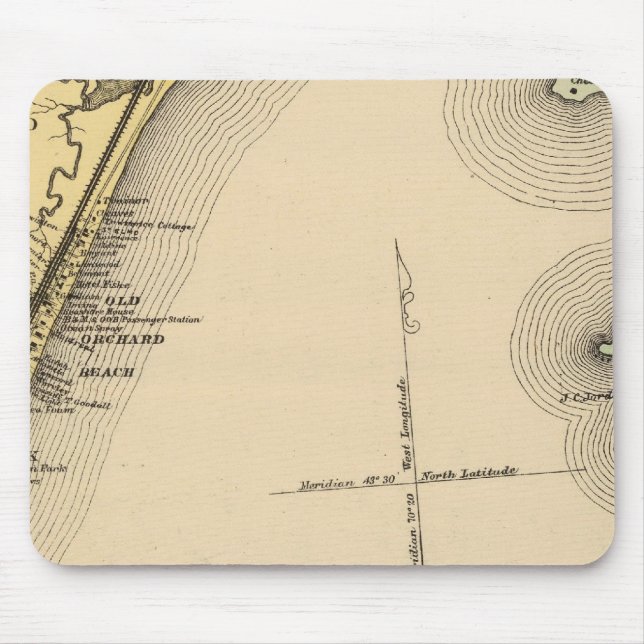 Scarborough, Old Orchard, Saco, Biddeford Mouse Pad (Front)
