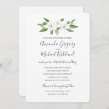 Scarborough Sage Monogram Wedding Suite