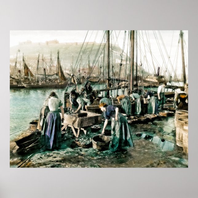 Scarborough:  The Herring Fleet Poster (Front)