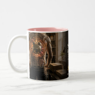 Scarcity Is an Alarm System Book Quote Two-Tone Coffee Mug