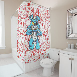 Scare Bear Shower Curtain