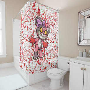 Scare Bear Shower Curtain