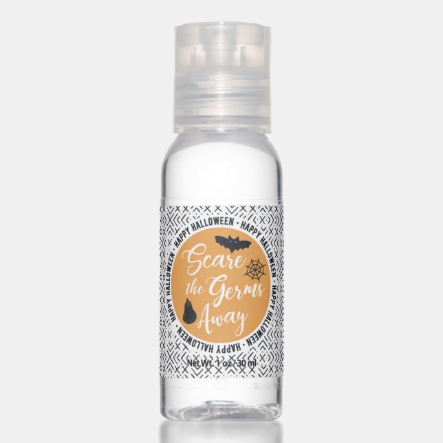Scare the Germs Away Halloween Hand Sanitizer (Front)