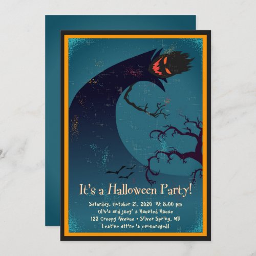 Scare up a Party Halloween Party Invitation