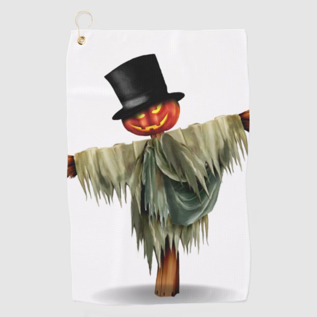 Scare Up Some Fun: Halloween-Themed Golf Towels (Front)