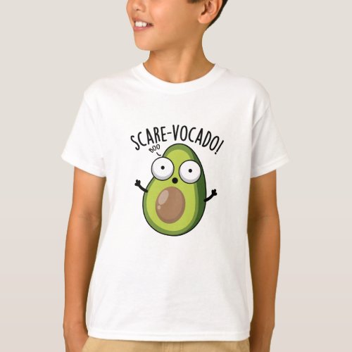 Scare_vocaco Funny Avocado Puns  T_Shirt